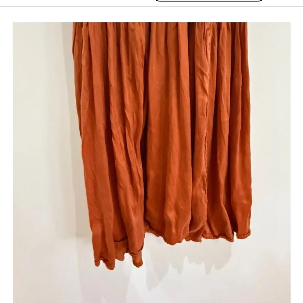 Country Road Rust Orange Maxi Dress Size 10 - Picture 3 of 5